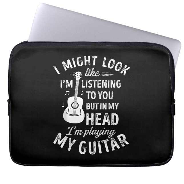 Funda Para Portátil Podría Parecer Que Te Escucho A La Divertida Guita (Frente)