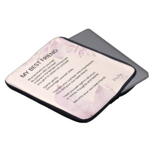 Funda Para Portátil Poesía de mi mejor amigo animador