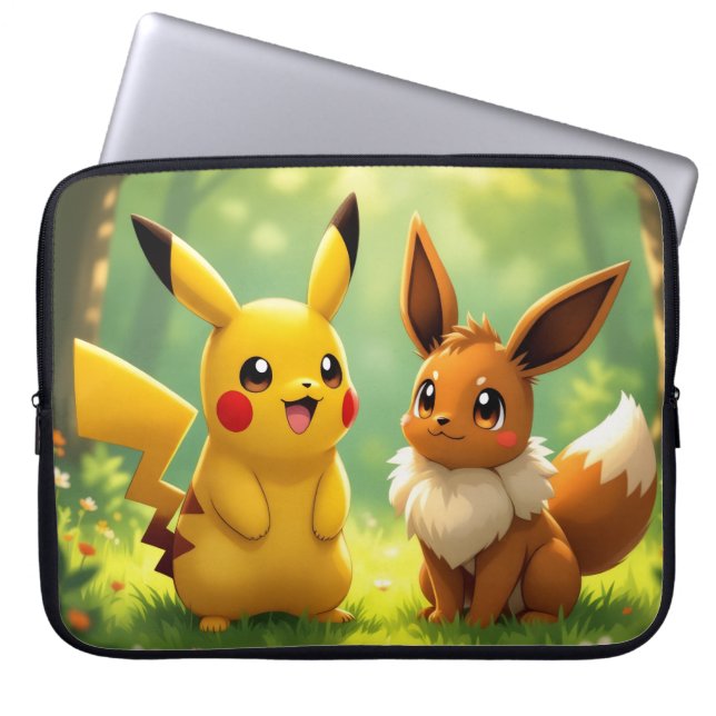 Funda Para Portátil Pokémon und seine Treue Freunde Leinwanddruck (Frente)