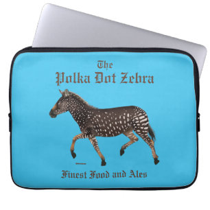 Funda Para Portátil Polka Dot Zebra English Pub