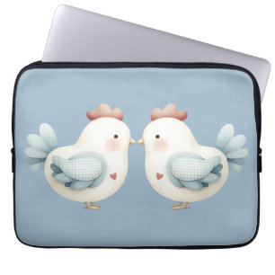 Funda Para Portátil Pollo Cottagecore Pastel