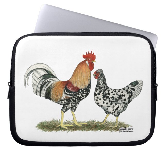 Funda Para Portátil Pollos islandeses (Frente)