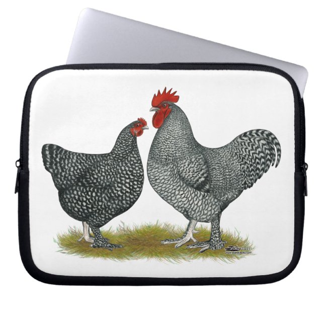 Funda Para Portátil Pollos malinos (Frente)
