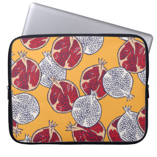Funda Para Portátil Pomegranate Drake: Patrón de cosecha artesanal