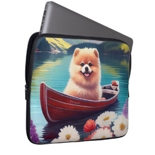Funda Para Portátil Pomerania en una Paleta: Una Aventura Escénica