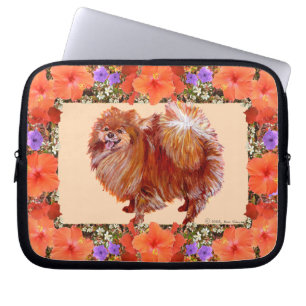 Funda Para Portátil Pomerania Floral