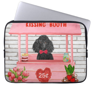 Funda Para Portátil poodle Dog El día de San Valentín Kissing Booth