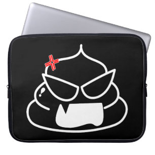 Funda Para Portátil Poop enojado - Brootsch the PooPoo