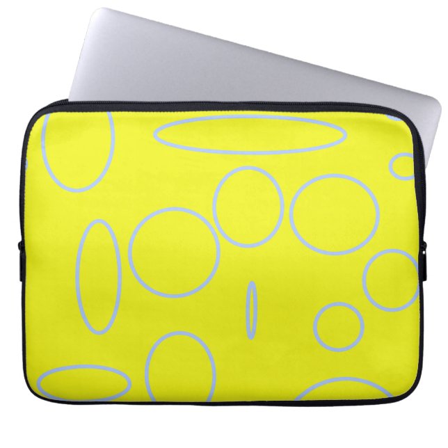 Funda Para Portátil Popcorn Anime Loops Geométrico (Frente)