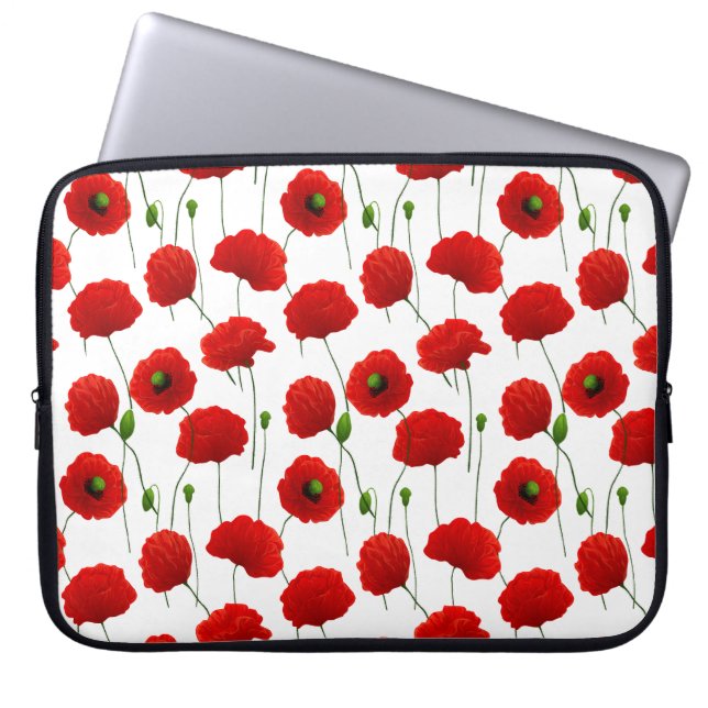 Funda Para Portátil Poppies (Frente)