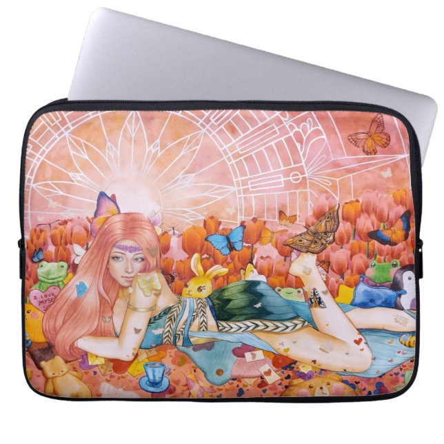 Funda Para Portátil Por la tarde (Frente)