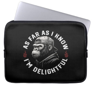 Funda Para Portátil Por lo que sé, soy un mono divertido