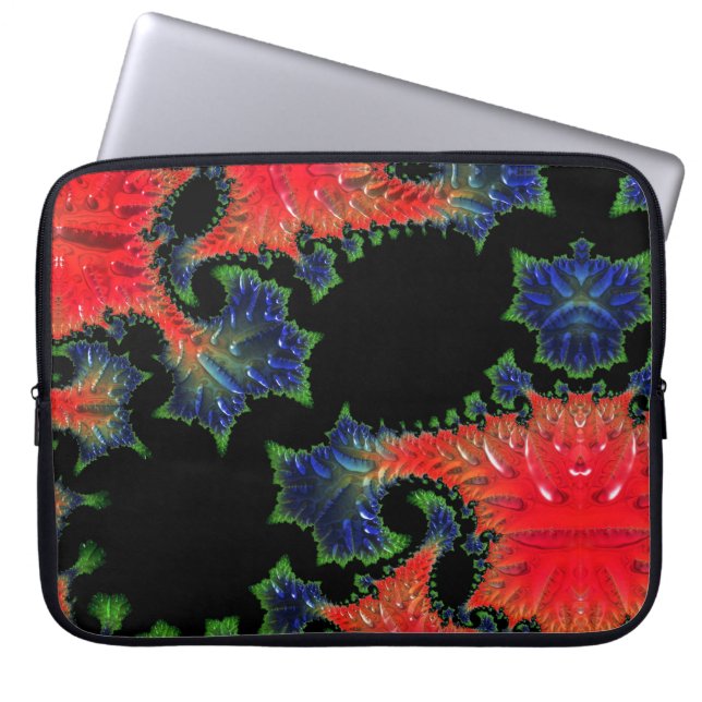 Funda Para Portátil Portada de la laptop Mandelbrot Garden (Frente)