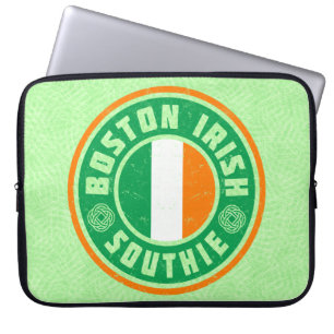 Funda Para Portátil Portada del portátil Southie Americano de Boston