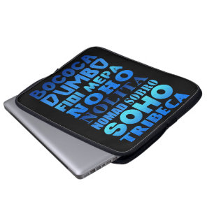 Funda Para Portátil Portada para portátiles de acrónimos de Nueva York