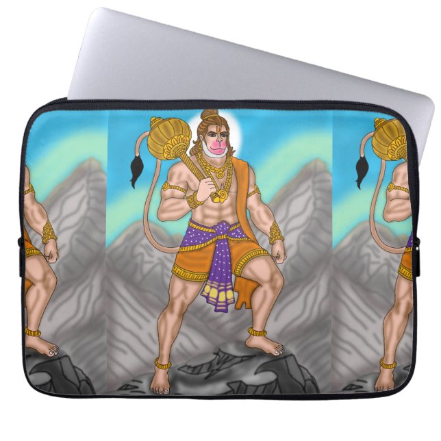 Funda Para Portátil Portada para portátiles Lord Hanuman (Frente)