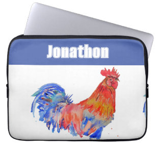 Funda Para Portátil Portátil de nombres de niños de aves de corral Roo