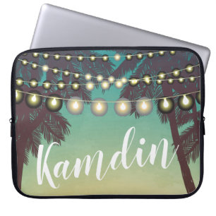 Funda Para Portátil Portátil Funda Beach Sunset Palm Trees S