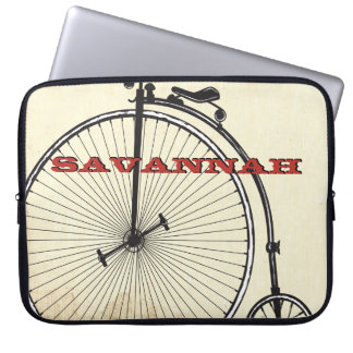 Funda Para Portátil Portátil Persoanlizado Vintage Bicycle Love de 15