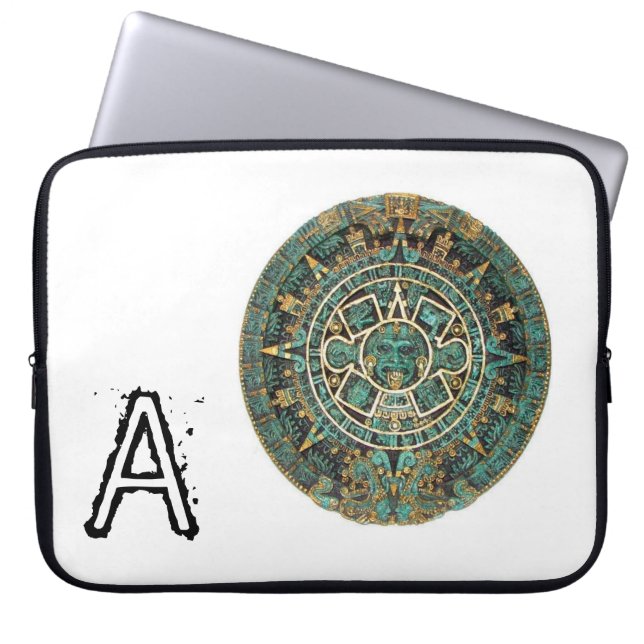 Funda Para Portátil Portátil Sleeve Aztec Green (Frente)