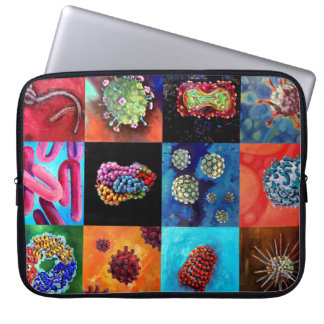 Funda Para Portátil Portátil Virus de la Computadora!-Neoprene Manga d