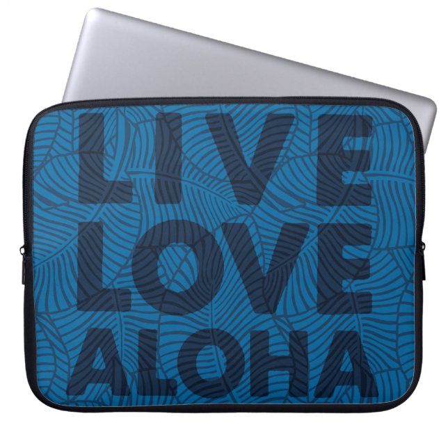 Funda Para Portátil Portátil Zebra Palm Aloha Hawaii Tropical Wetsuit (Frente)