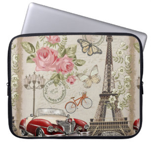Funda Para Portátil Postal de la época de París.