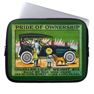 Funda Para Portátil poster de Automóviles de Chandler 1914