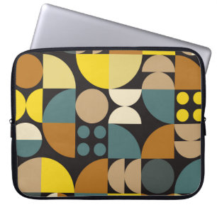Funda Para Portátil Poster de ilustraciones abstractas geométricas con