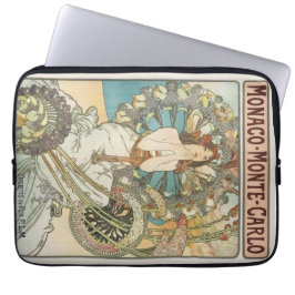 Funda Para Portátil Poster de Mont-Carlo por Alphonse Mucha
