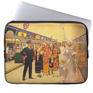 Funda Para Portátil Poster De Publicidad Vintage Para El Metro De Lond