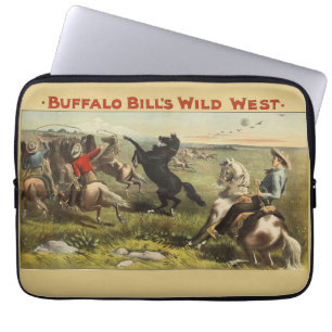 Funda Para Portátil Póster de vaquero del oeste salvaje de Buffalo Bil