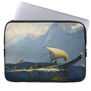 Funda Para Portátil Poster De Viajes Vintage Para Alaska Pacífico Nort