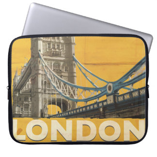 Funda Para Portátil Poster de Vintage London