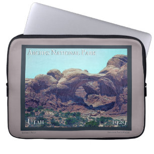 Funda Para Portátil Poster del Parque Nacional Arches