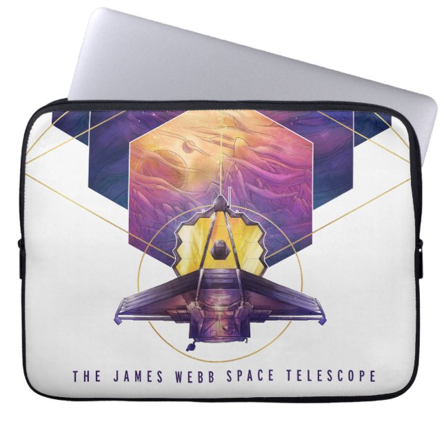 Funda Para Portátil Poster del Telescopio Espacial James Webb. (Frente)
