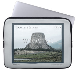 Funda Para Portátil Poster Wyoming