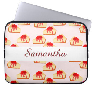 Funda Para Portátil Postre de queso de cereza