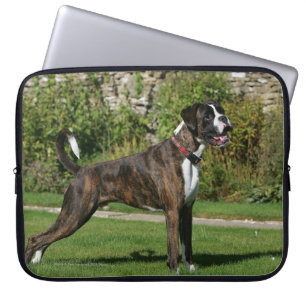 Funda Para Portátil Postura Brindle de la exposición canina del