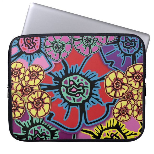 Funda Para Portátil Potencia de las flores #14 (Frente)