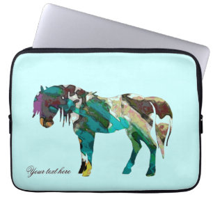 Funda Para Portátil Potro de la aguamarina
