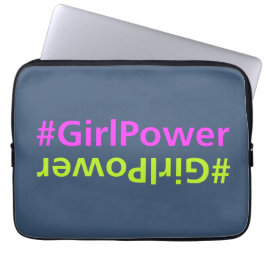 FUNDA PARA PORTÁTIL POWER CHICA DE HASHTAG