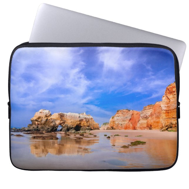 Funda Para Portátil Praia da rocha Portugal (Frente)