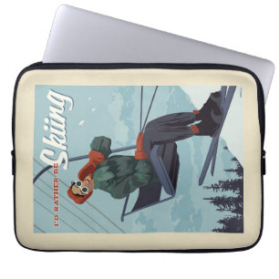 Funda Para Portátil Preferiría Esquiar Impresión