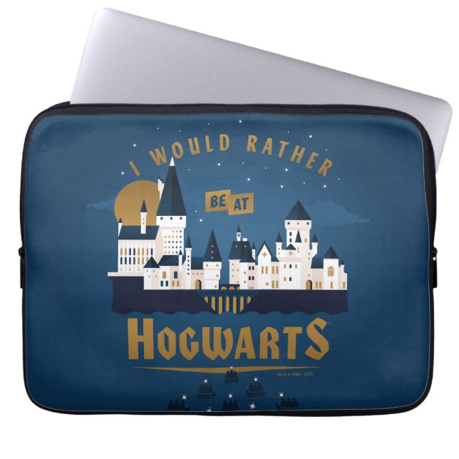 Funda Para Portátil Preferiría Estar En HOGWARTS™ Abstract Bote Ride (Frente)