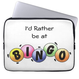 Funda Para Portátil Prefiero estar en BINGO
