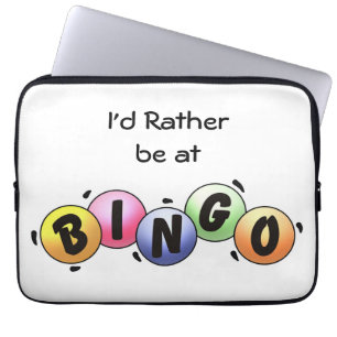 Funda Para Portátil Prefiero estar en BINGO