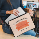 Funda Para Portátil Prefiero estar viendo a mis amigos™<br><div class="desc">Esta característica gráfica es el sofá de Central Perk y la cita,  "Prefiero estar viendo a los AMIGOS™".</div>