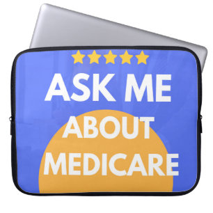 Funda Para Portátil Pregúntame sobre Medicare