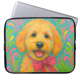 Funda Para Portátil Preppy Golden Doodle